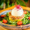 Ensalada de burrata italiana